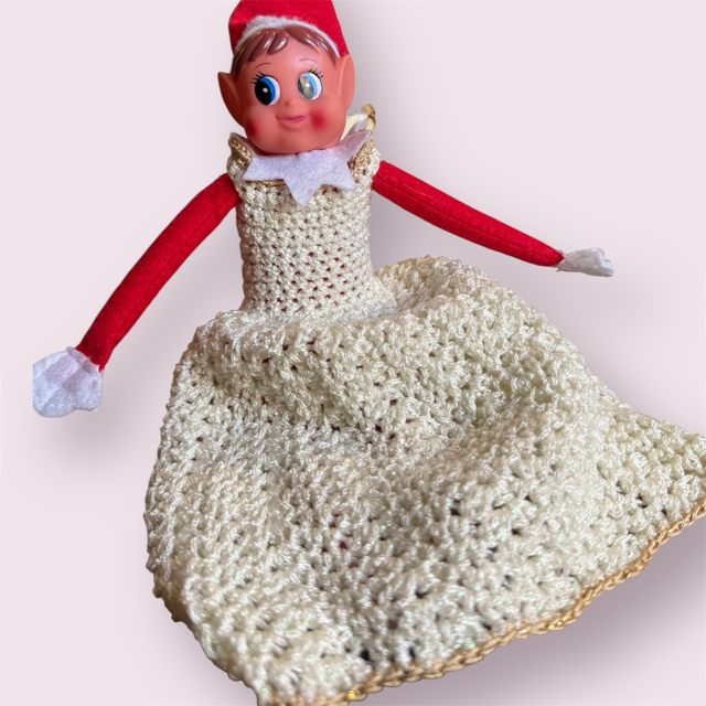 Robe célesta Beige et dorée 