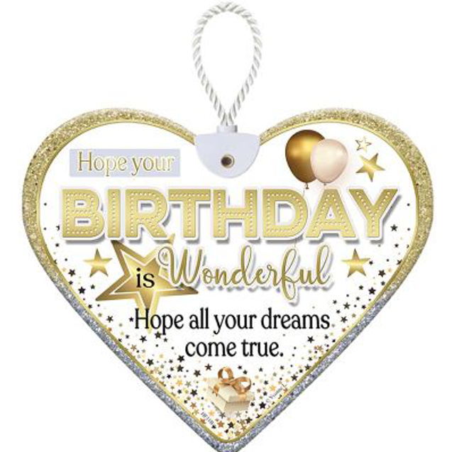 Heartfelt Birthday Ceramic Heart Only £4.99