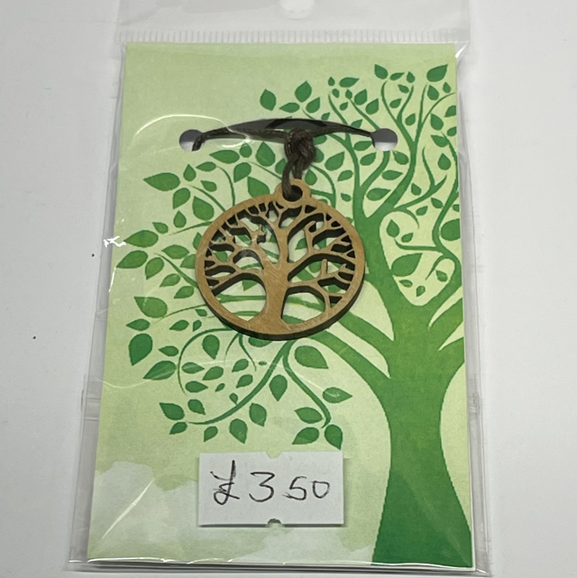 Olive Wood Tree Of Life Necklace 