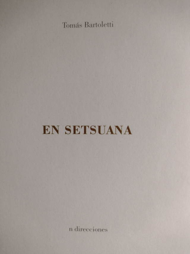 En Setsuana - Tomás Bartoletti