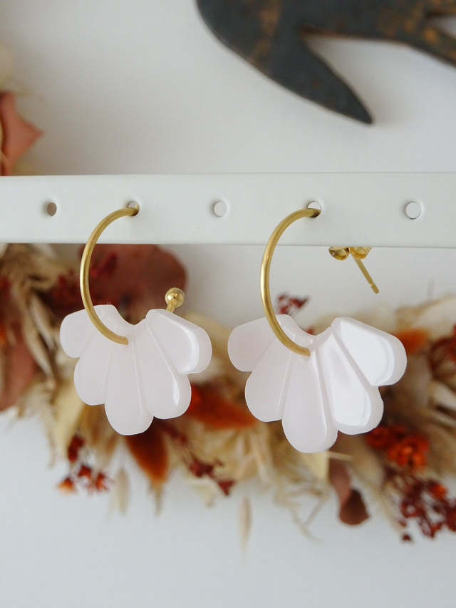 Aile de papillon : blanc rosé