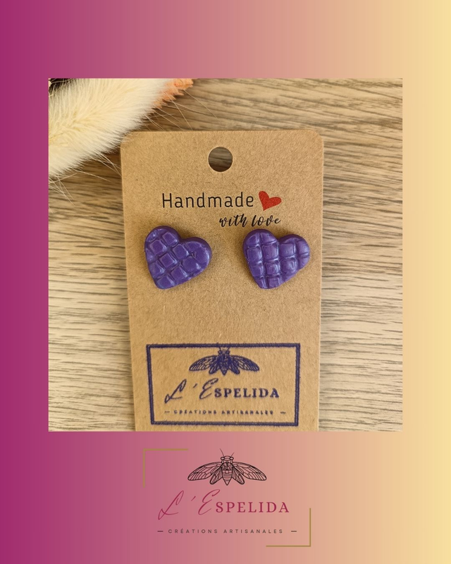 Sweeties texturées violettes