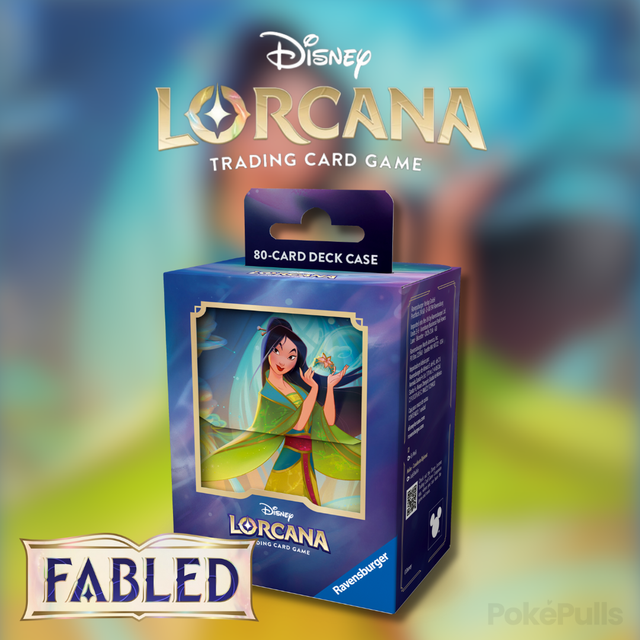 Disney Lorcana: Fabled - Deck Box - Mulan (julkaisu 5.9.2025)