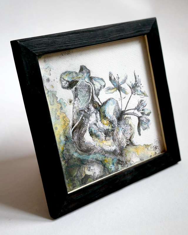 Tirage encadré "Errance onirique n°16 - détail n°1"