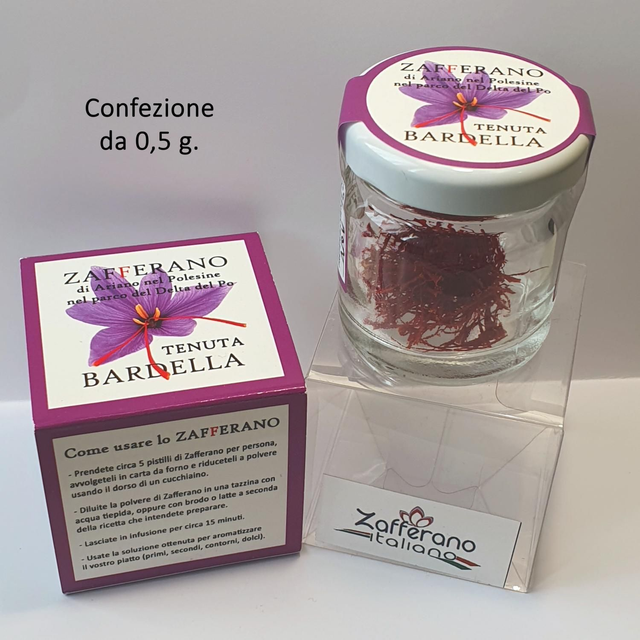 ZAFFERANO del POLESINE Confezione da 0,5 g.