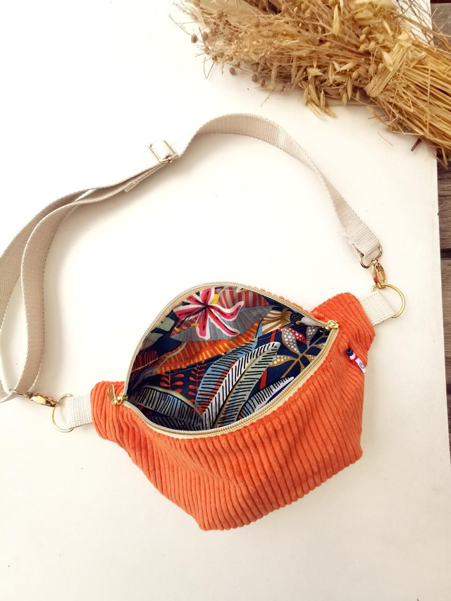 Banane THELMA velour orange 