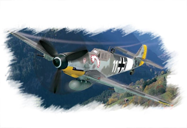 avion Bf109G-6 hobbyboss 80225 1/72