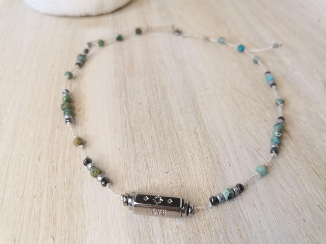 Collier Ludvika argenté