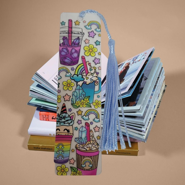 Marque page en plastique bubulle the