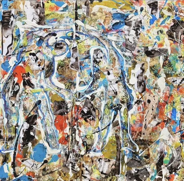 Frère et Soeur - 100x100cm - 2019