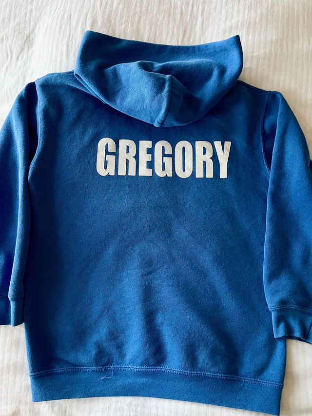 Preloved Stivichall Primary School PE Hoodie Blue Gregory