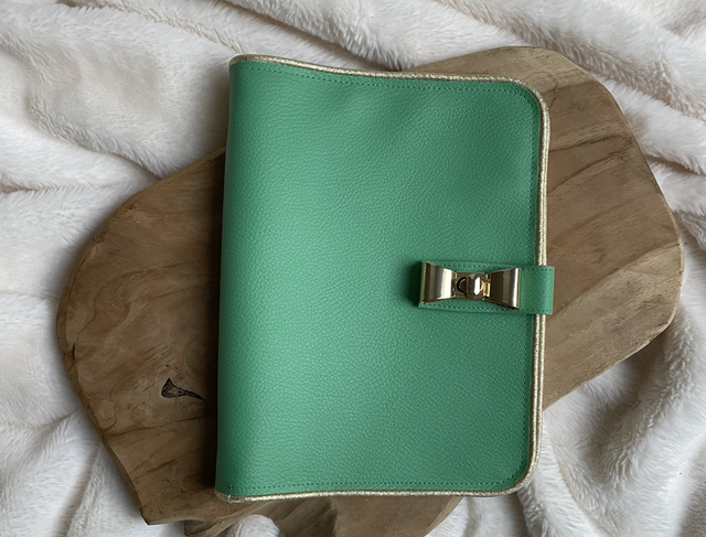 Agenda rechargeable (fermoir noeud)