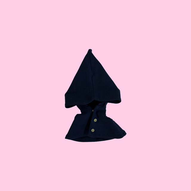 17cm Doll Costume (Black Cloak)