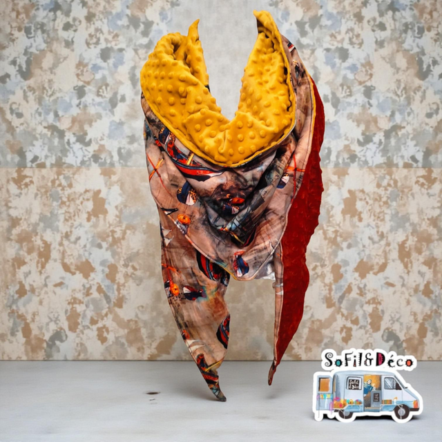 Grande écharpe triangle 