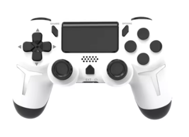 Gaminja bluetooth controller voor Playstation 3, Playstation 4 en PC - Wit