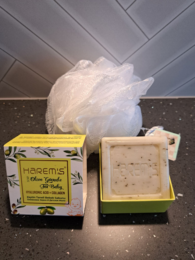 Baby "Olive" Soap &amp; Scrunch