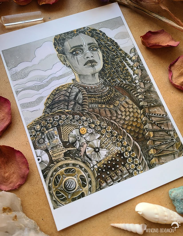 Shield Maiden - carte A5