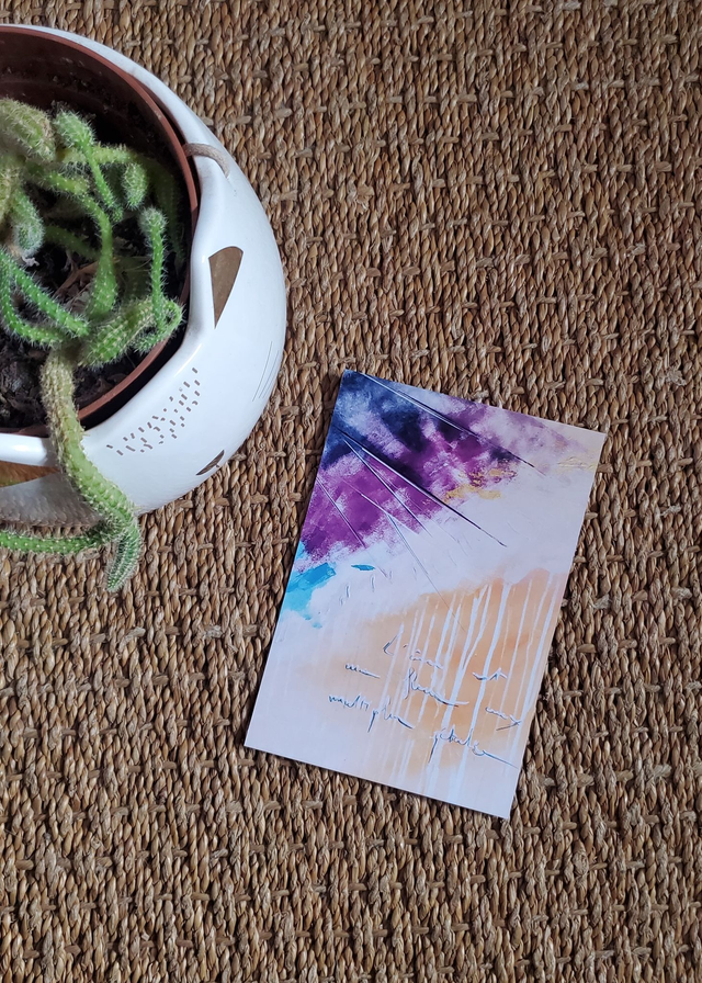 Carte postale du tableau &quot;Âme fleur&quot;