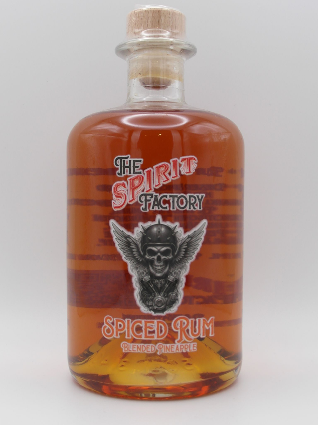 Spiced Rum Blended Pineapple