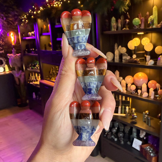 Chakra Angel Carving