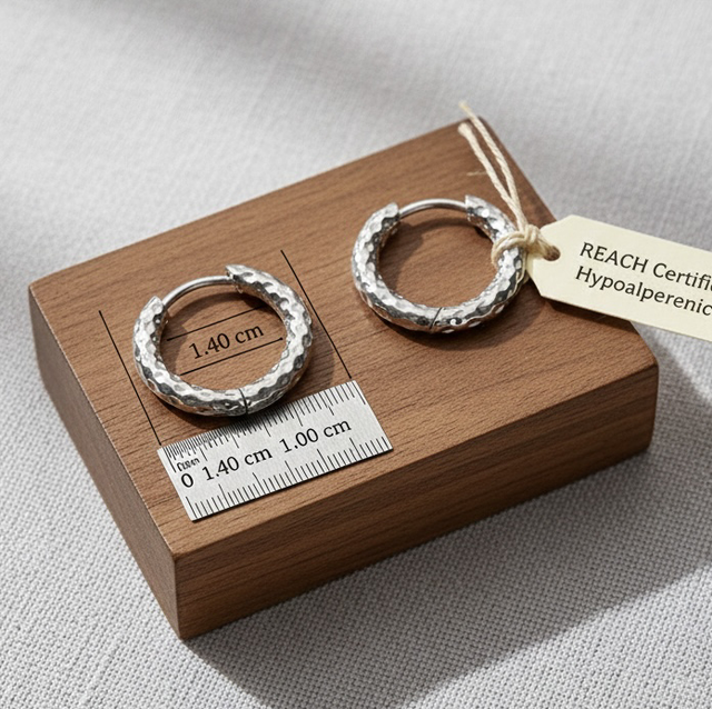 Créoles Les Bases Sûres (14mm) - Spécial Pampilles.