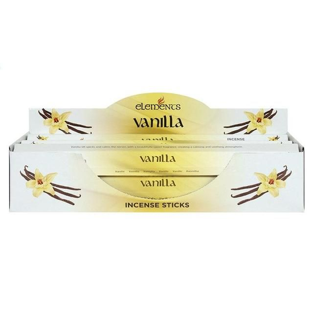 Elements Vanilla Incense Sticks Box Of 20