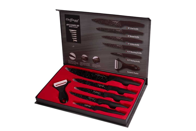 6 Pcs knife Set in magnetic giftbox
