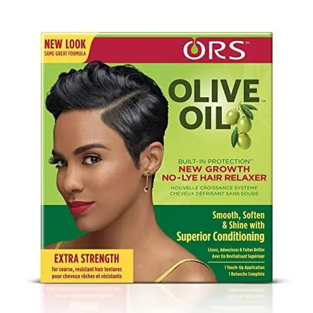 ORS Olive Oil Built-In Protection New Growth No-Lye Hair Relaxer-Extra Strength
