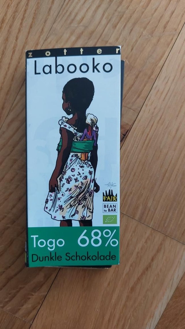 Zotter 68% Dark, Togo
