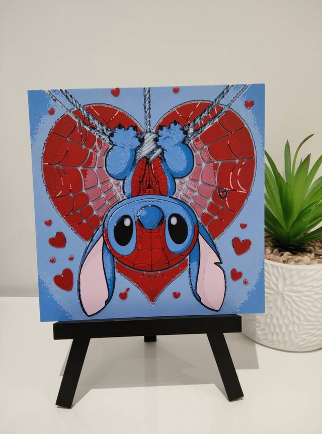 Stitch Spidey Love