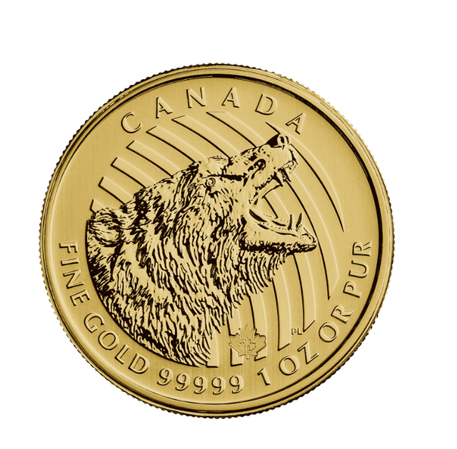 Canada 1 oz Gold Grizzlie Coin
