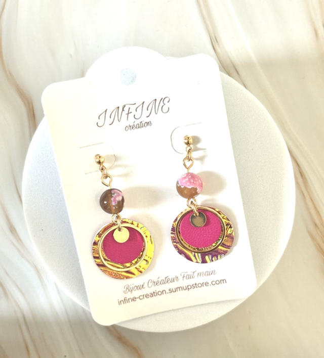 Boucles d’oreilles « Audacieuse Holographique »