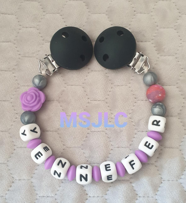 Attache Doudou Petite Rose