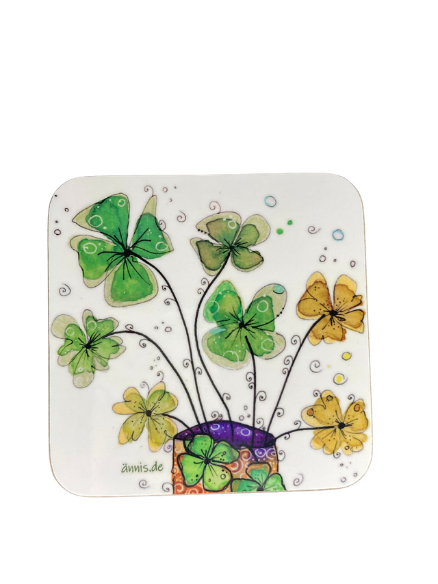 Untersetzer "Kleeblätter"