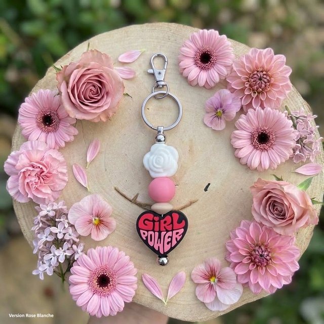 Porte-clé Girl Power