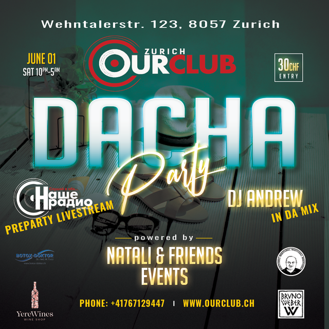 Natali & Friends DACHA Party in Ourclub