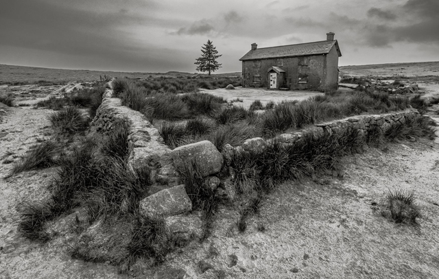 Nuns Cross Farm - Dartmoor, Devon. A6 photographic greeting card. Blank inside for your own message.