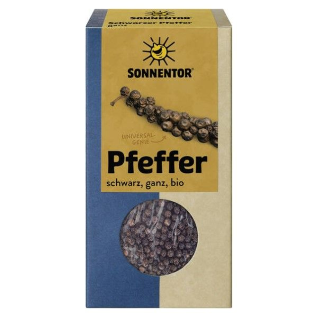 Sonnentor Pfeffer schwarz ganz, 55g Packung