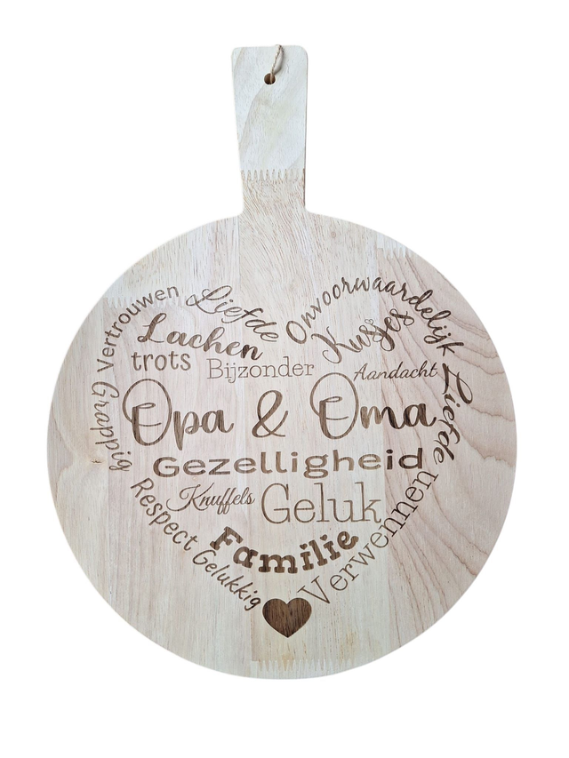 Borrelplank Opa en Oma