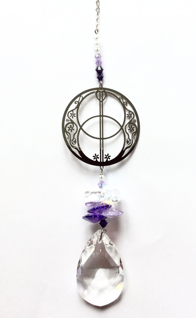 Vesica Pisces Suncatcher - Large