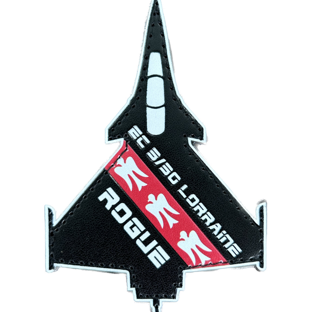 Patch Silhouette Rafale Cuir