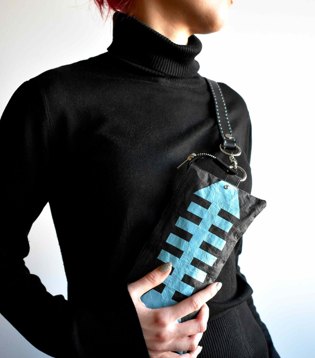 Chest-belt bag "Blue Lu"