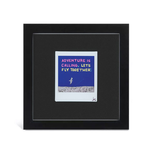 Framed Adventure Is Call Instax Artwork