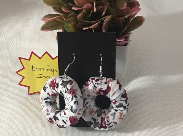 Mixed Dangling Fabric Earrings-MFE16