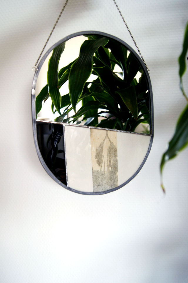 Miroir Origine grand format ● Modèle Noir encre