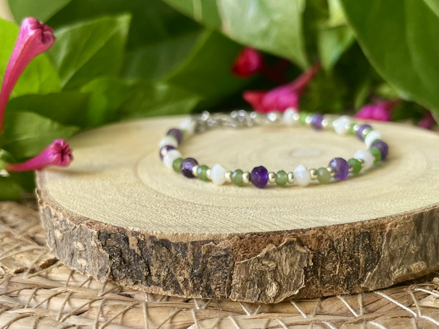 Bracelet "Précieux" Argenté