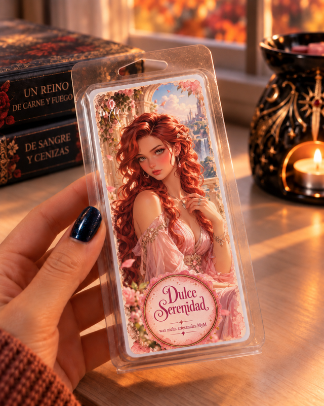 Dulce Serenidad | Wax melt artesanal con aroma floral afrutado