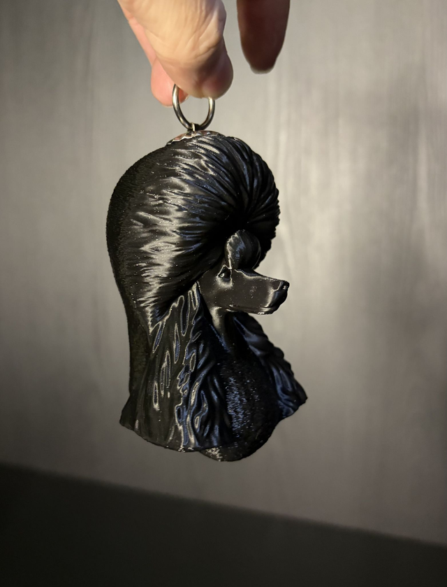 Poodle Black Sparkle