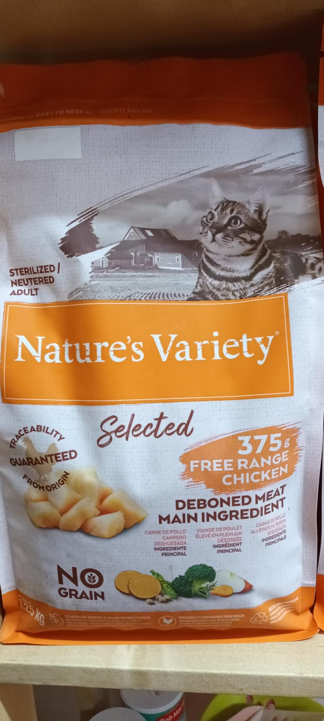 Nature's variety cat food 1.25kg 