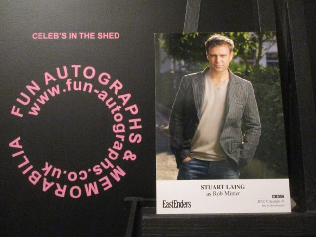 Stuart Laing (Rob Minter) Original EastEnders Cast Card